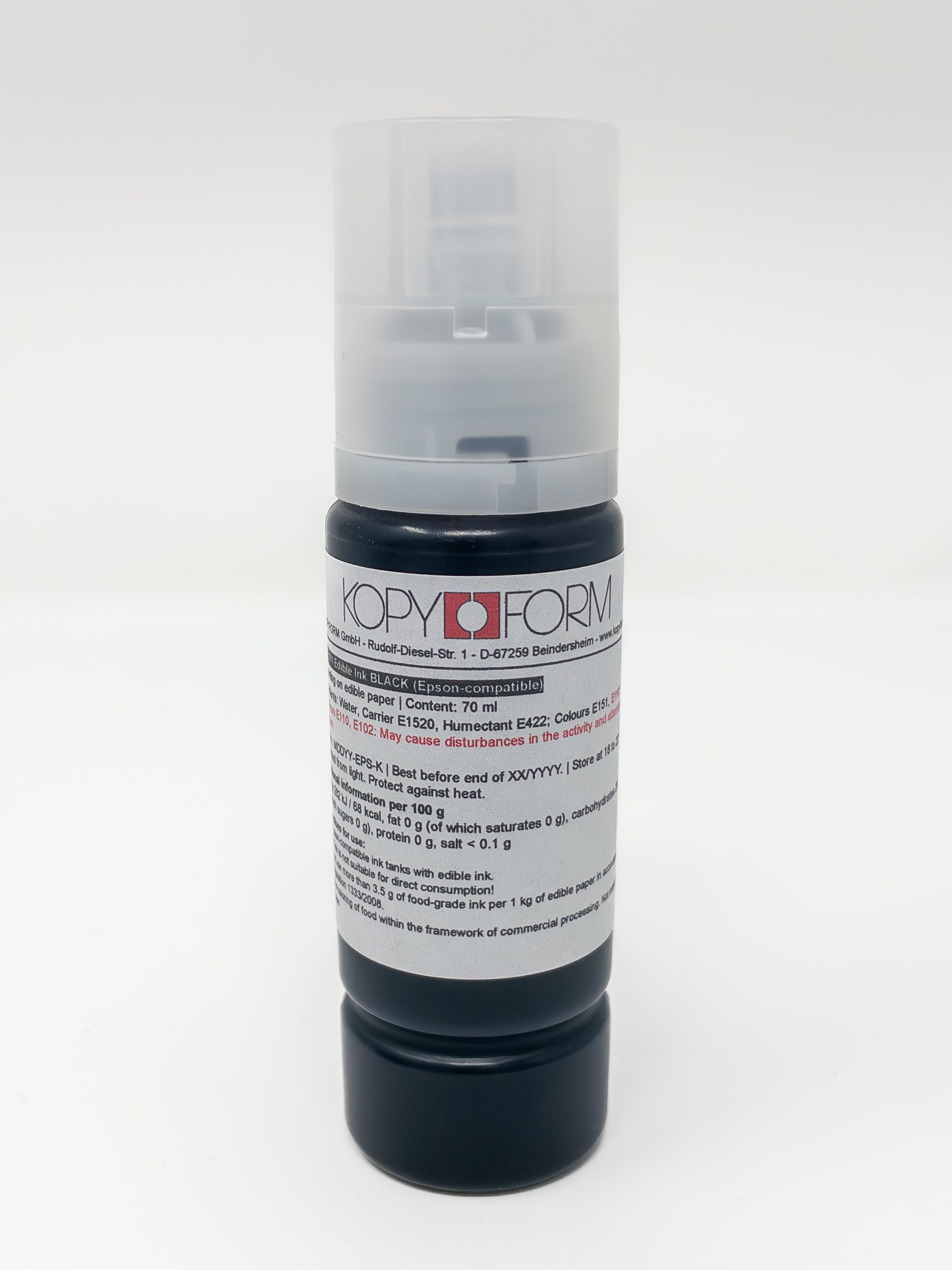 Encre alimentaire en bouteille pour imprimantes EPSON